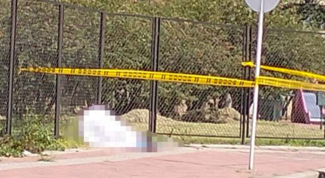 Hombre sin vida en Bosa