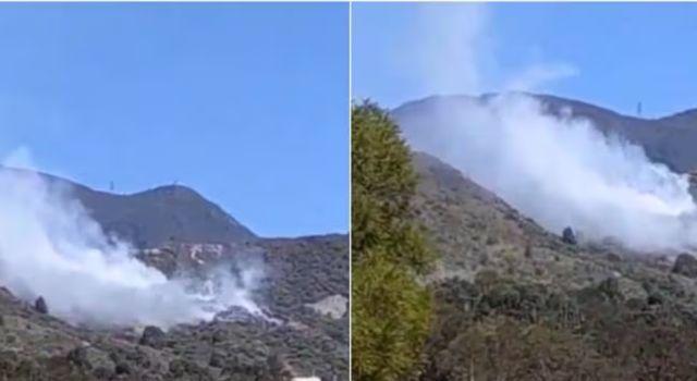 [VIDEO] Nuevo incendio en el parque Entrenubes se presentó en la tarde de hoy
