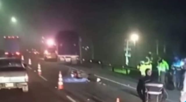 Motociclista perdió la vida por accidente en la variante de Madrid, Cundinamarca