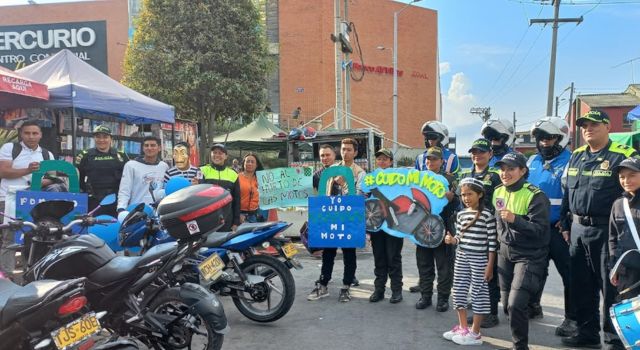 Campaña ‘Cuida tu moto, no se la dejes al ladrón’, busca reducir el hurto de motocicletas en Soacha