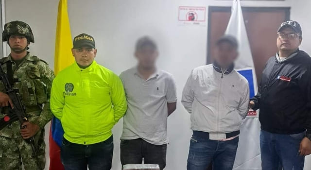 Capturados por comercio de drogas en Mosquera