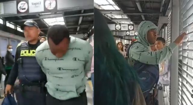 Capturan a hombre que acosó a una mujer en Transmilenio