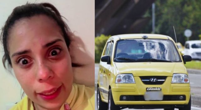 Mujer fue lanzada de un taxi en medio de un intento de robo