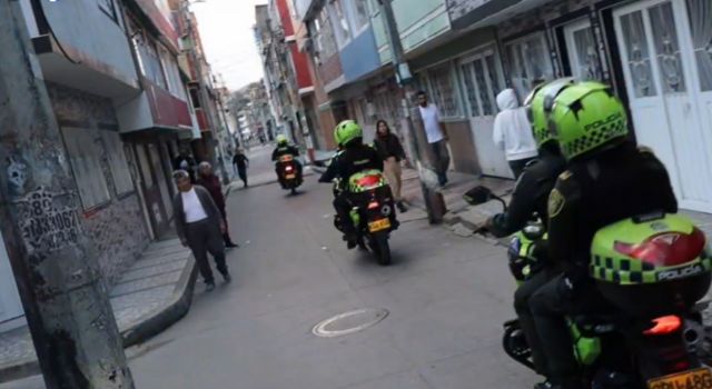 Seis capturas en Bosa por diferentes delitos en medio de un operativo de seguridad