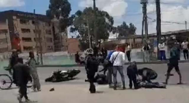 Accidente de tránsito en el Altico de Soacha dejó menor de edad herido