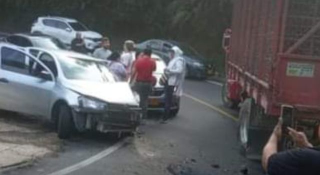 Accidente en la vía Sibaté - Fusagasugá