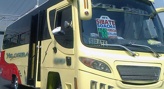 Robo en buseta que se desplazaba entre Bogotá y Sibaté