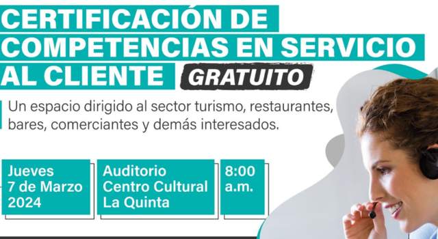 Así puede certificarse en Competencias en Servicio al Cliente gratis en Sibaté