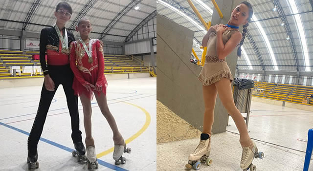 Club Ángeles de Soacha logró varias medallas en el Campeonato Nacional de patinaje en Bogotá