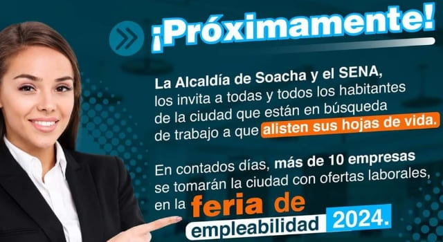 Habrá una feria de empleo en Soacha