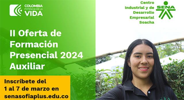 Abren inscripciones en el Sena para la segunda oferta de formación presencial y a distancia 2024