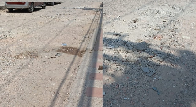 Vías en mal estado en San Mateo Soacha