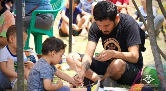 Inauguraron el parque infantil de dos conjuntos en San Mateo Soacha