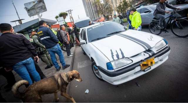 Incautaron un vehículo en Soacha utilizado para cometer delitos en Bogotá