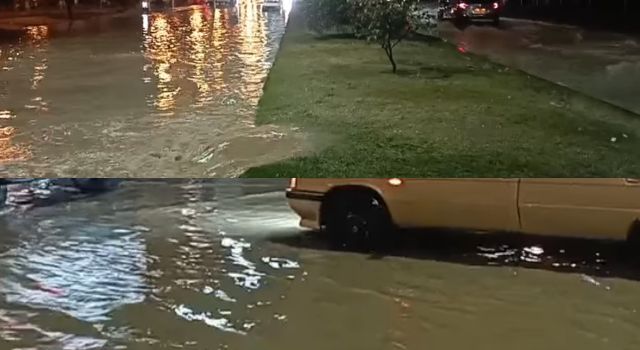 Lluvias de anoche dejaron grandes inundaciones en las vías principales de Soacha