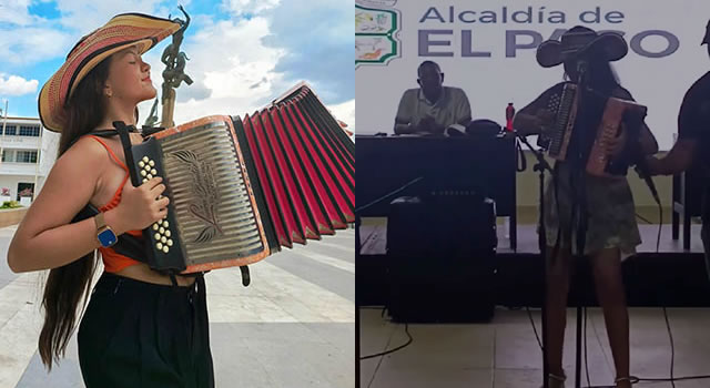 Laura Sofía Benítez se coronó reina juvenil en el Festival Vallenato de El Paso, Cesar
