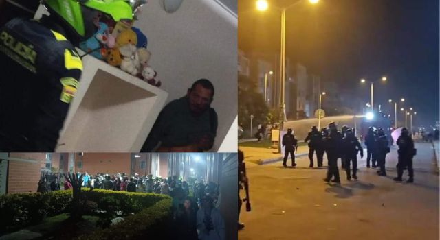 [VIDEO] Disturbios por presunto abusador sexual de una menor en Hogares Soacha
