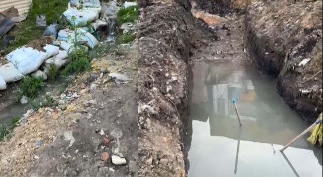 Ciudadanos denunciaron sobre un tubo de agua dañado en Ciudadela Sucre