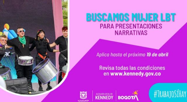 Alcaldía de Kennedy busca artista LBT para combatir violencia de género