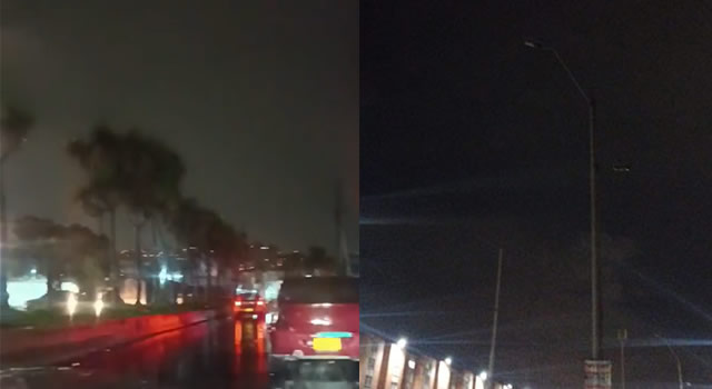 ¿Qué pasó con el alumbrado público en Soacha? Sólo se arreglaron algunos tramos en la autopista