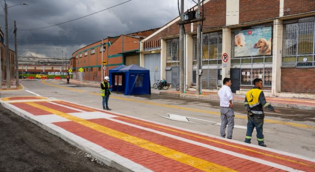 Andenes con concreto estampado: conozca las mejoras en espacios peatonales de Bogotá