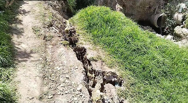 Derrumbes en un barrio de Soacha amenazan la vida e integridad de sus habitantes