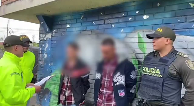 Capturados dos ladrones en Soacha, robaban establecimientos de comercio
