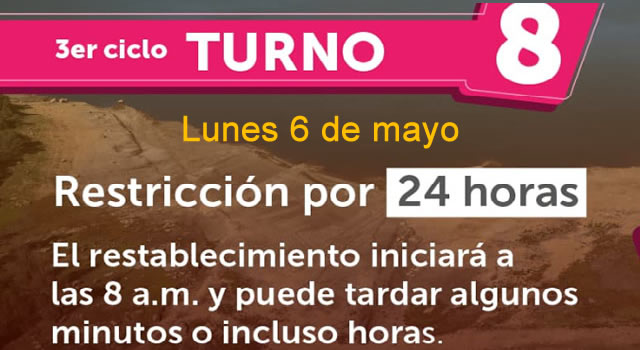 Racionamiento de agua en Bogotá este lunes 6 de mayo de 2024