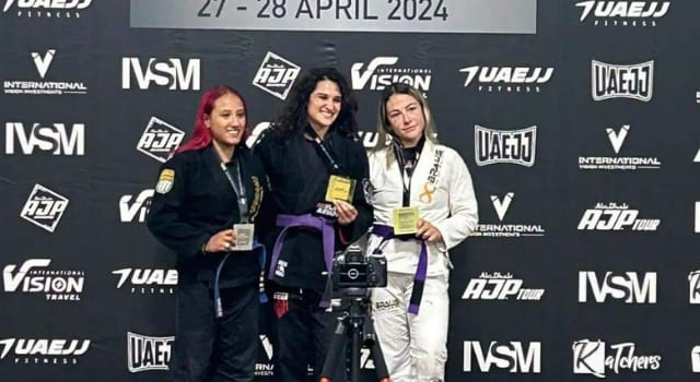 ganaron medallas en el campeonato internacional Jiu-Jitsu America PRO