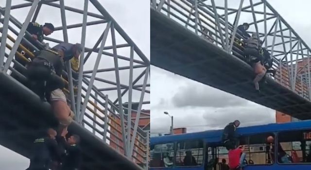 Policía rescató a un hombre que intentó quitarse la vida en Usaquén