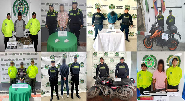 Decomiso de armas y 30 capturas en Cundinamarca durante el puente festivo