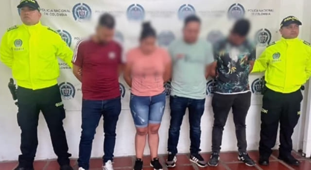 red transnacional de tráfico de drogas en Bogotá