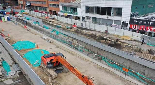Horarios de cierre de las calzadas mixtas de la avenida Caracas entre calles 66 y 67 en Bogotá
