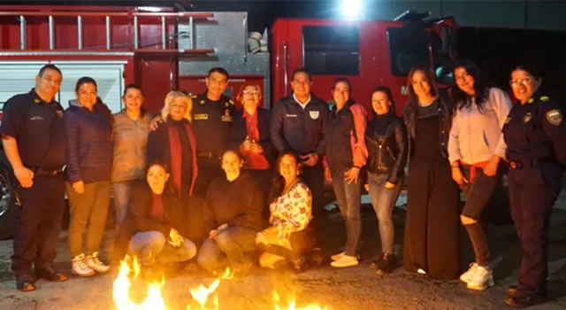 Damas de Fuego lideran procesos sociales en Bomberos de Tabio, Cundinamarca