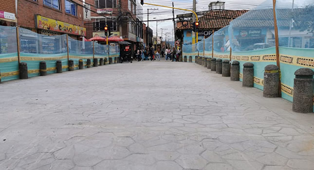 Se terminó obra de la carrera 8 con calle 13 en Soacha