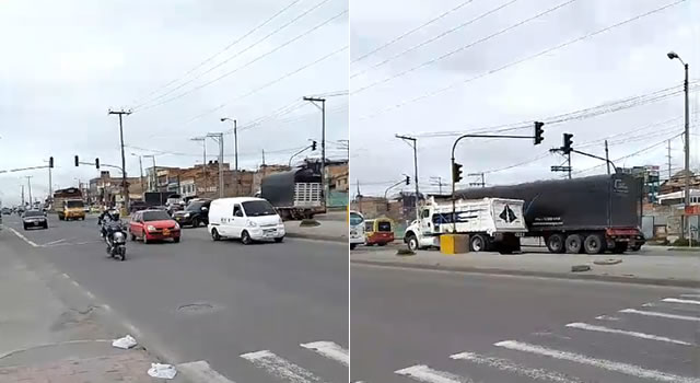 Peligro e inseguridad por daño en semáforos de la autopista Sur en Soacha