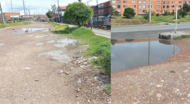 Denuncian vía en mal estado en la calle 31 de San Mateo