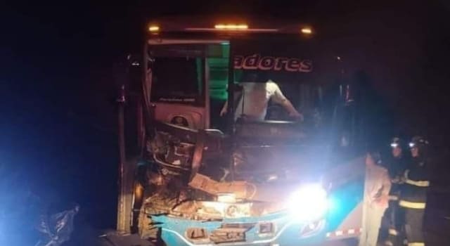 Accidente de tránsito cerca al peaje de San Pedro