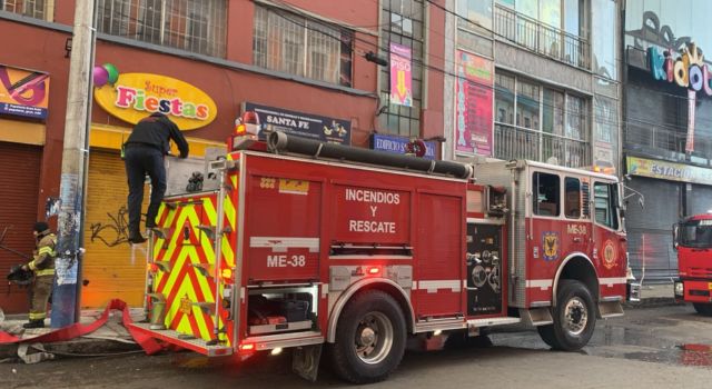 Incendio en el sector de San Victorino generó preocupación en los ciudadanos