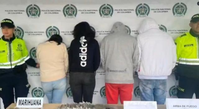 Capturan cuatro personas por tráfico de estupefacientes en Usme