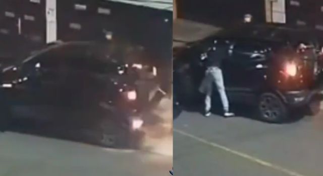Conductor chocó contra un poste intentando escapar de ladrones en Engativá