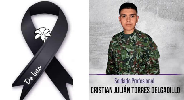 Cristian Julián Torres, soldado asesinado en Valdivia vivía en Soacha