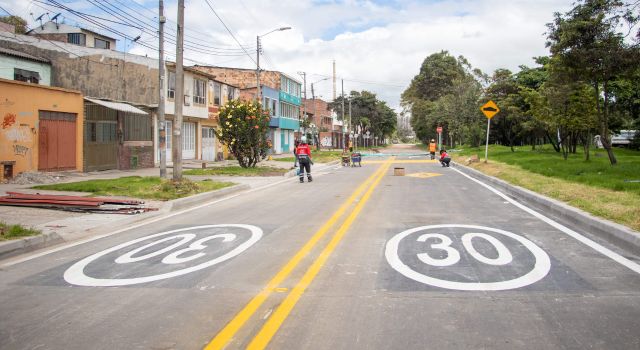 Distrito entregó obras de rehabilitación de la avenida Ferrocarril del Sur