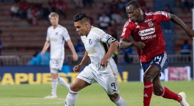 Millonarios empató con Independiente Medellín 1 - 1, hinchas aplaudieron a Radamel Falcao