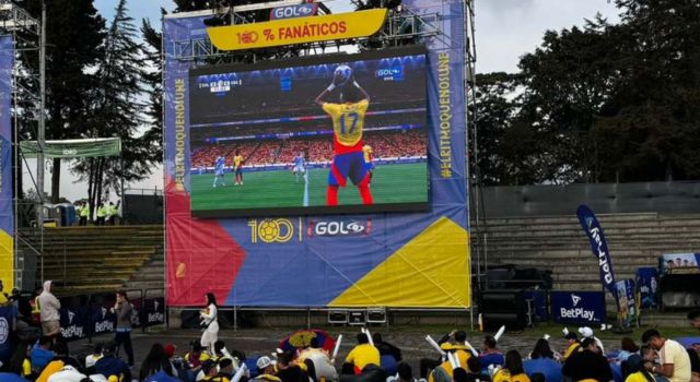 Disfrute hoy el partido entre Colombia y Uruguay, habrá pantallas gigantes en Bogotá