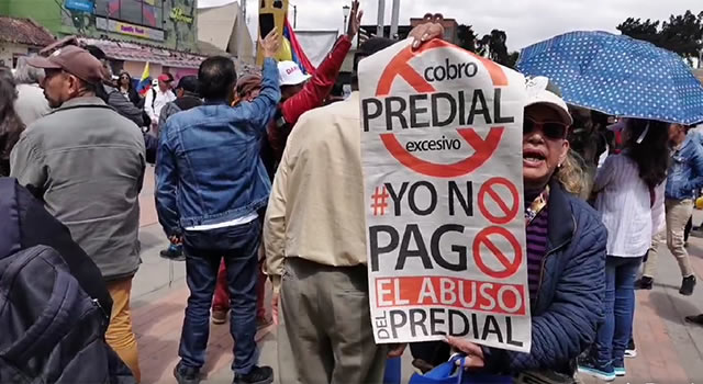 La lucha infructuosa contra el alza de los servicios públicos y el impuesto predial en Soacha