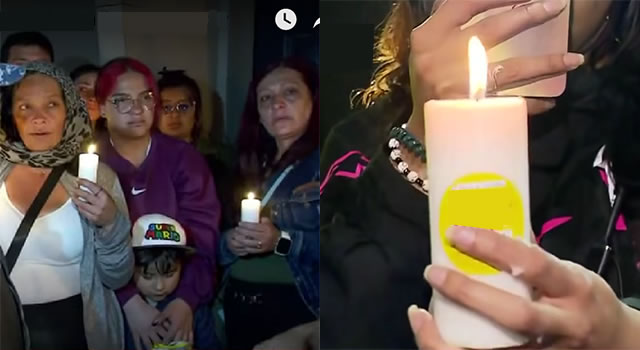 Velatón en Soacha por la muerte de Laura Daniela Gómez