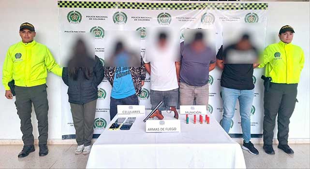 Cinco capturados por secuestro y hurto en Cundinamarca