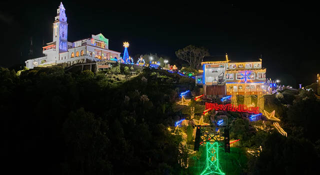 Cerro de Monserrate, puerto de fe en Navidad Bogotá