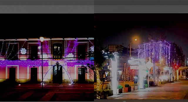 Alumbrado navideño en Soacha, un show láser y 22 puntos para visitar
